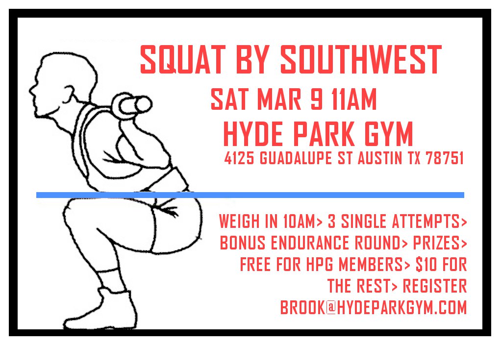 Squat By Southwest Hyde Park Gym Hyde Park Gym